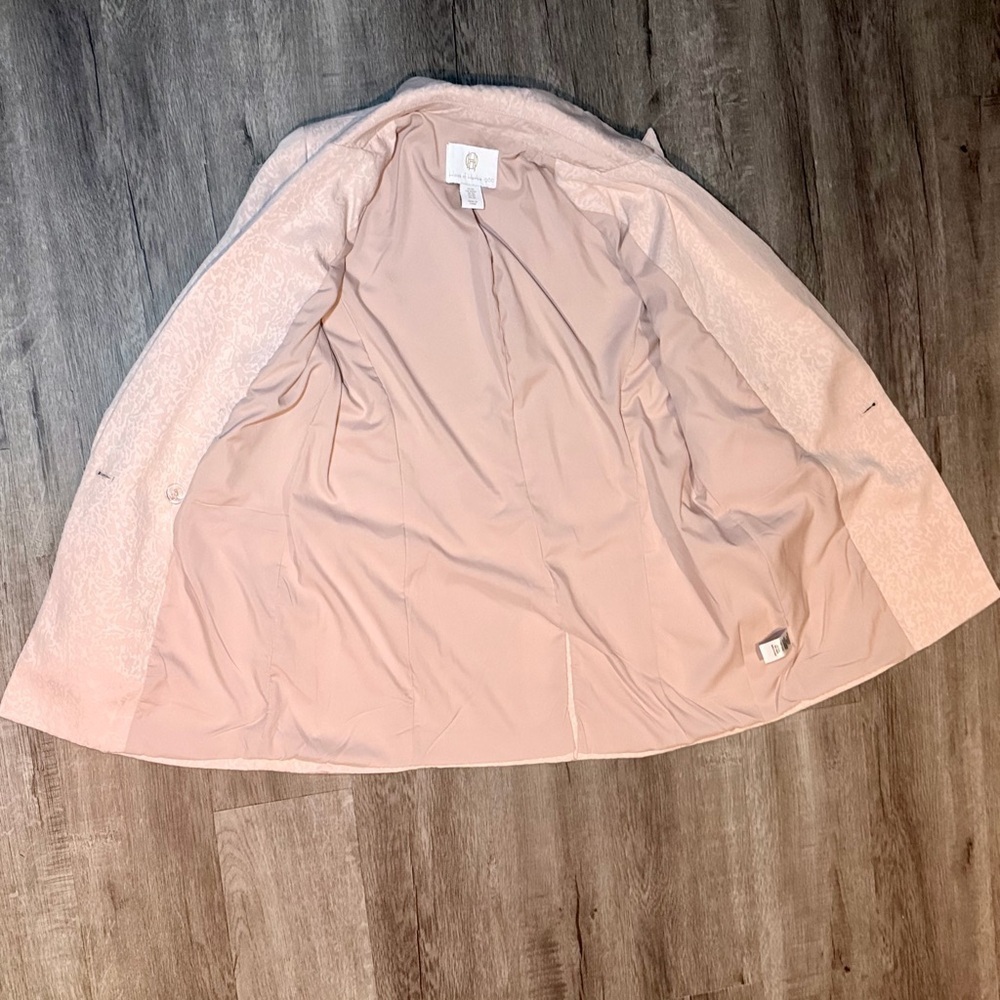 House of Harlow 1960 Jacquard Blazer | Blush Pink | XS - Picture 5 of 7